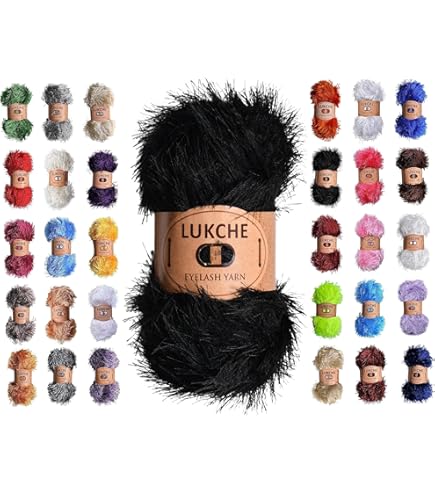 Amazon.com: Lion Brand Fun Fur Yarn: Stripes, Night Sky