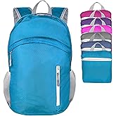 35L Waterproof Backpack Beach Foldable Lightweight Dry Wet Split Hiking Backpack Men Women Blue