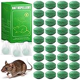 36 Pack Rodent Repellent Outdoor - Natural Peppermint Oil Rat Repellent, Mice Deterrent for Indoor Outdoor Patio Garden, Pet and Family Safe