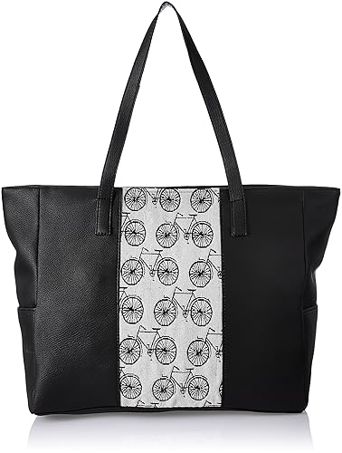 Kanvas Katha Womens Tote Bag (Black)