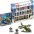 Bundle of MEGA Halo Action Figures Toy Building Set, 20Th Anniversary Pack With 352 Pieces + MEGA Halo Toys Vehicle Building Set, UNSC Hornet Recon Aircraft with 291 Pieces
