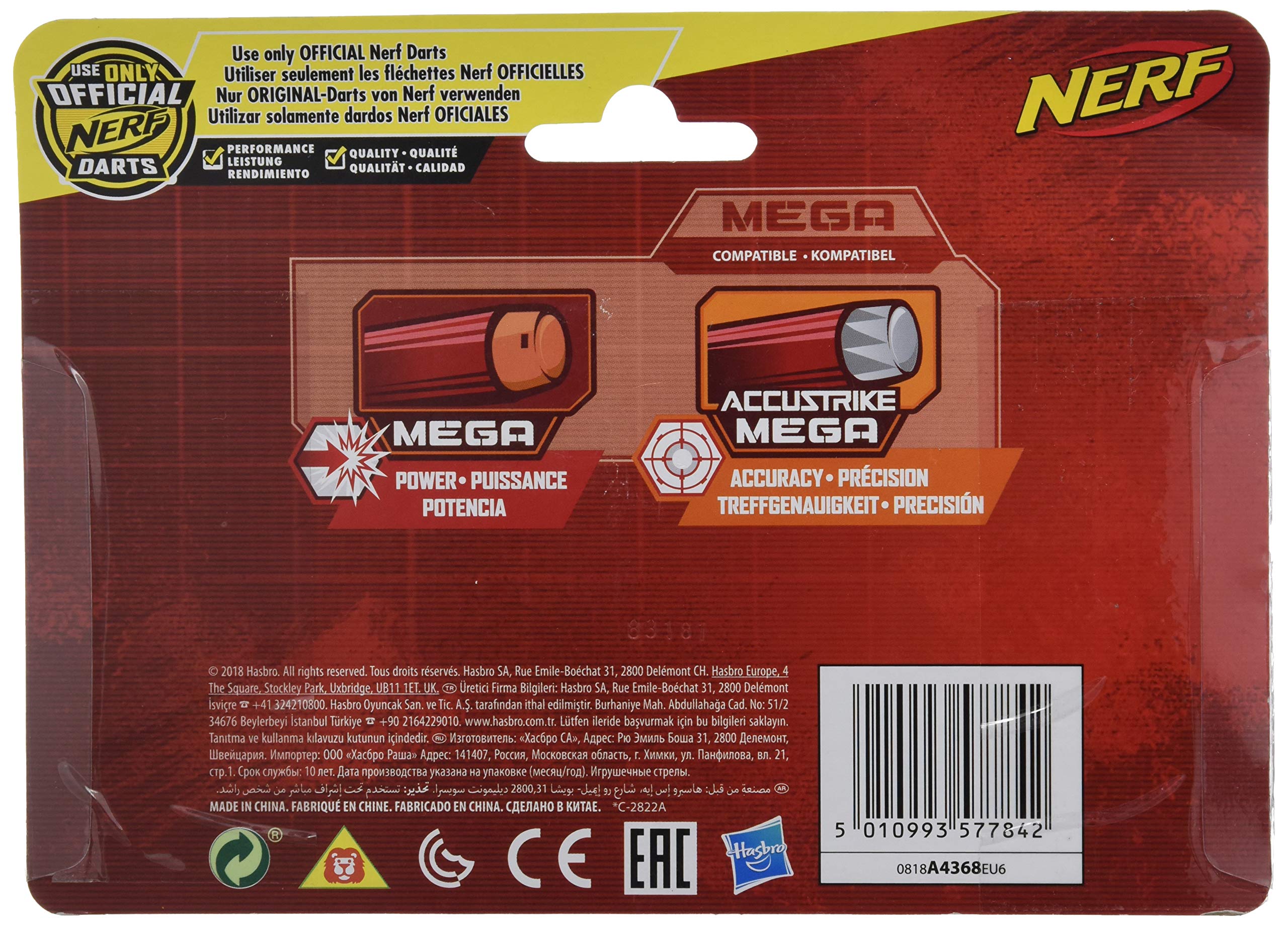 Nerf Mega Darts 10er Pack - Offizielle Nachfüllpfeile Für Nerf Blaster