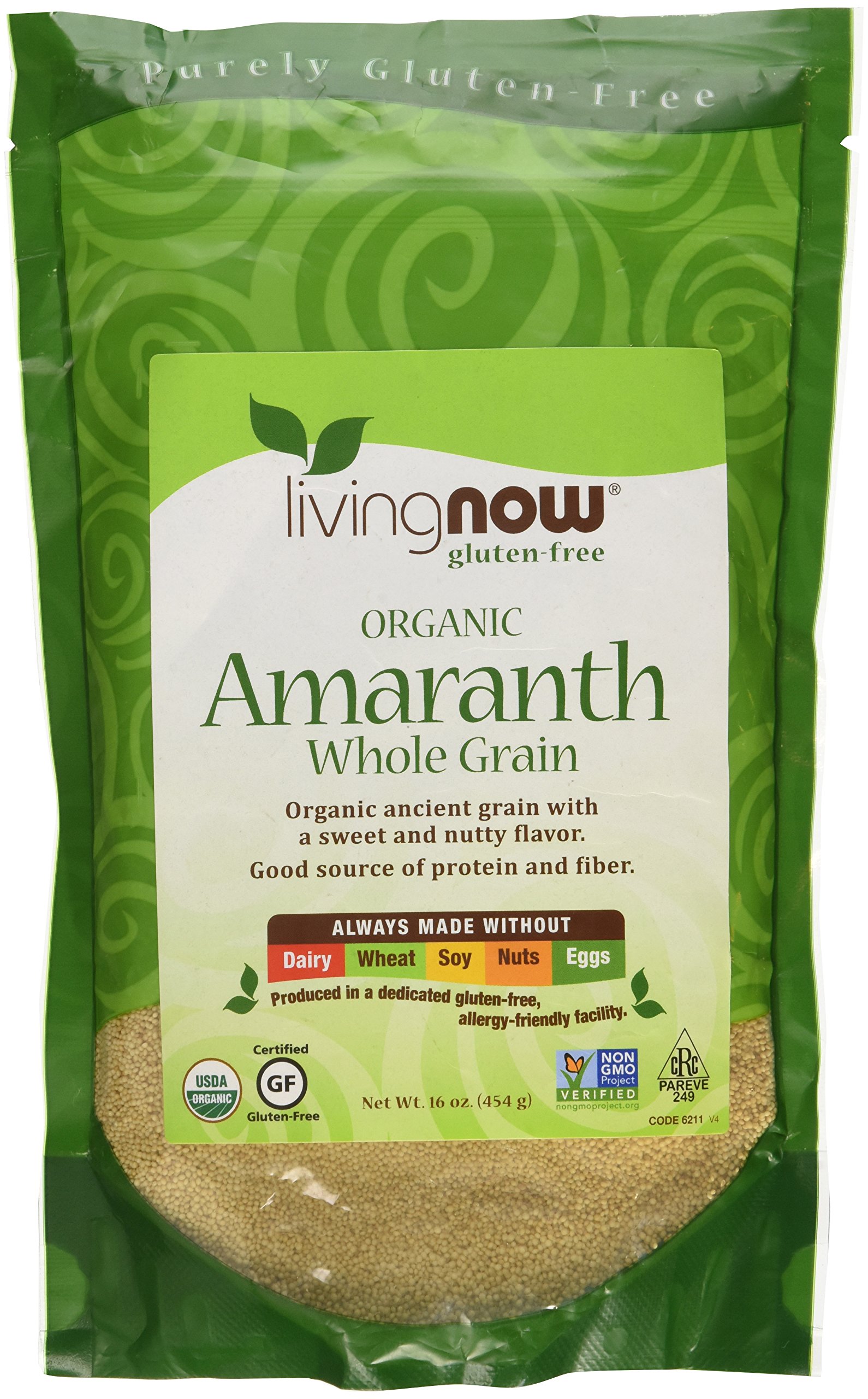 NOW Foods Organic Amaranth Grain 1 lb Buy Online in UAE. Grocery