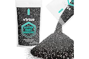 Black Glitter Paint Additive 100g (3.5oz) | Paint Glitter Additive Wall Sparkle Interior Exterior Painting - v1rtus