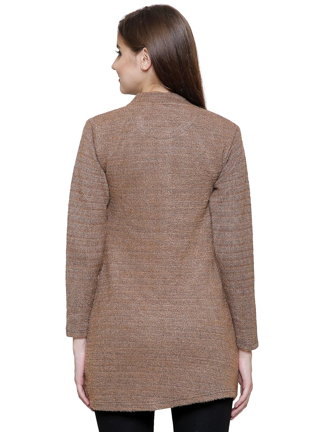 matelco women's woollen cardigan with pockets for winter