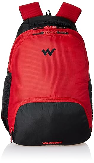 Wildcraft Polyester Red Laptop Backpack (Traverse 1 : Wildcraft : Red)