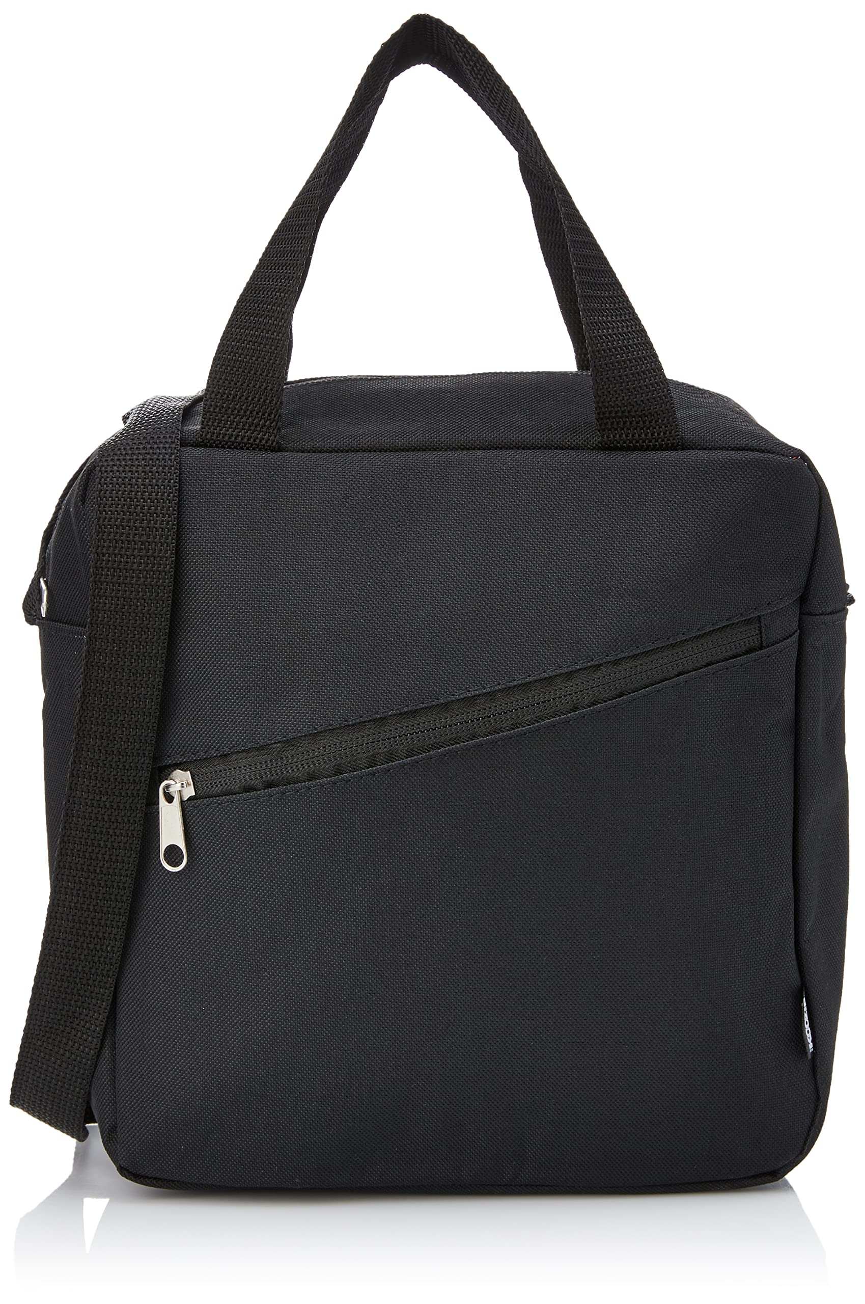 eBuyGB Unisex Sophisticated Cooler Bag, Polyester, Black,22 x 24 x 10 cm