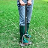 Walensee Lawn Aerator Spike Tool with 15 Iron Spikes, Manual Dethatching, 88cm view 6