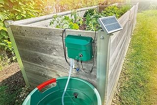 Solar Bewässerungssystem WaterDrops Komplettset Pflanzenbewässerung mit 15 Sprinklern Esotec 101100