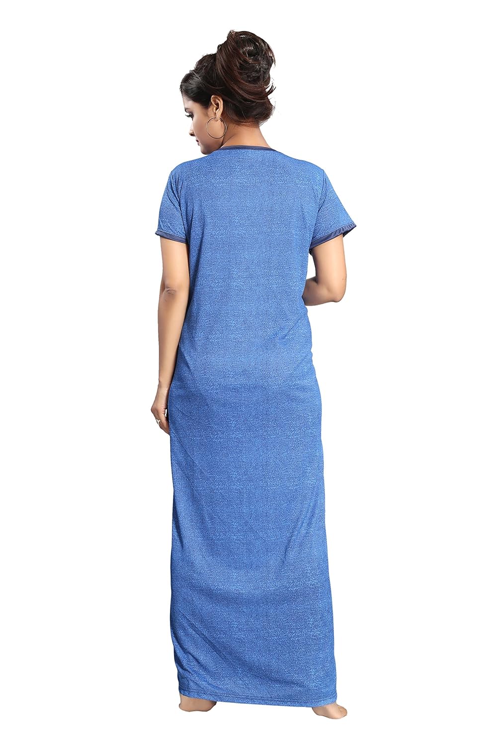 tucute women's dotted print feeding/maternity/nursing nighty/pregnancy wear