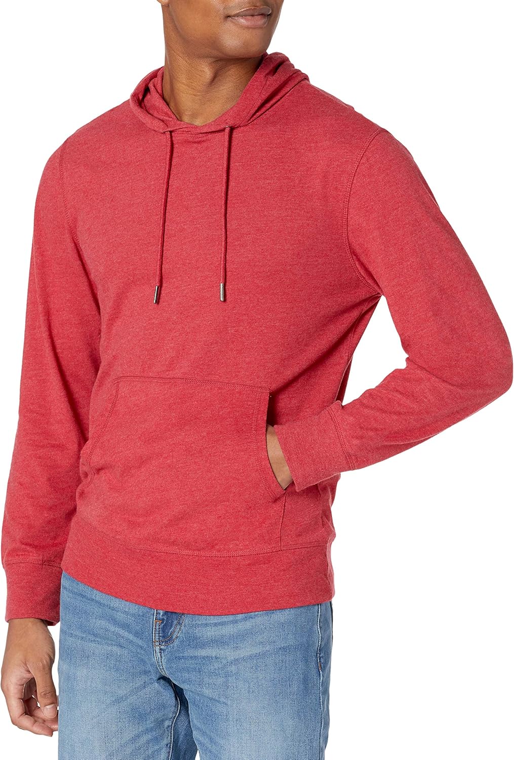  Essentials Men's Lightweight Jersey Pullover Hoodie: Clothing