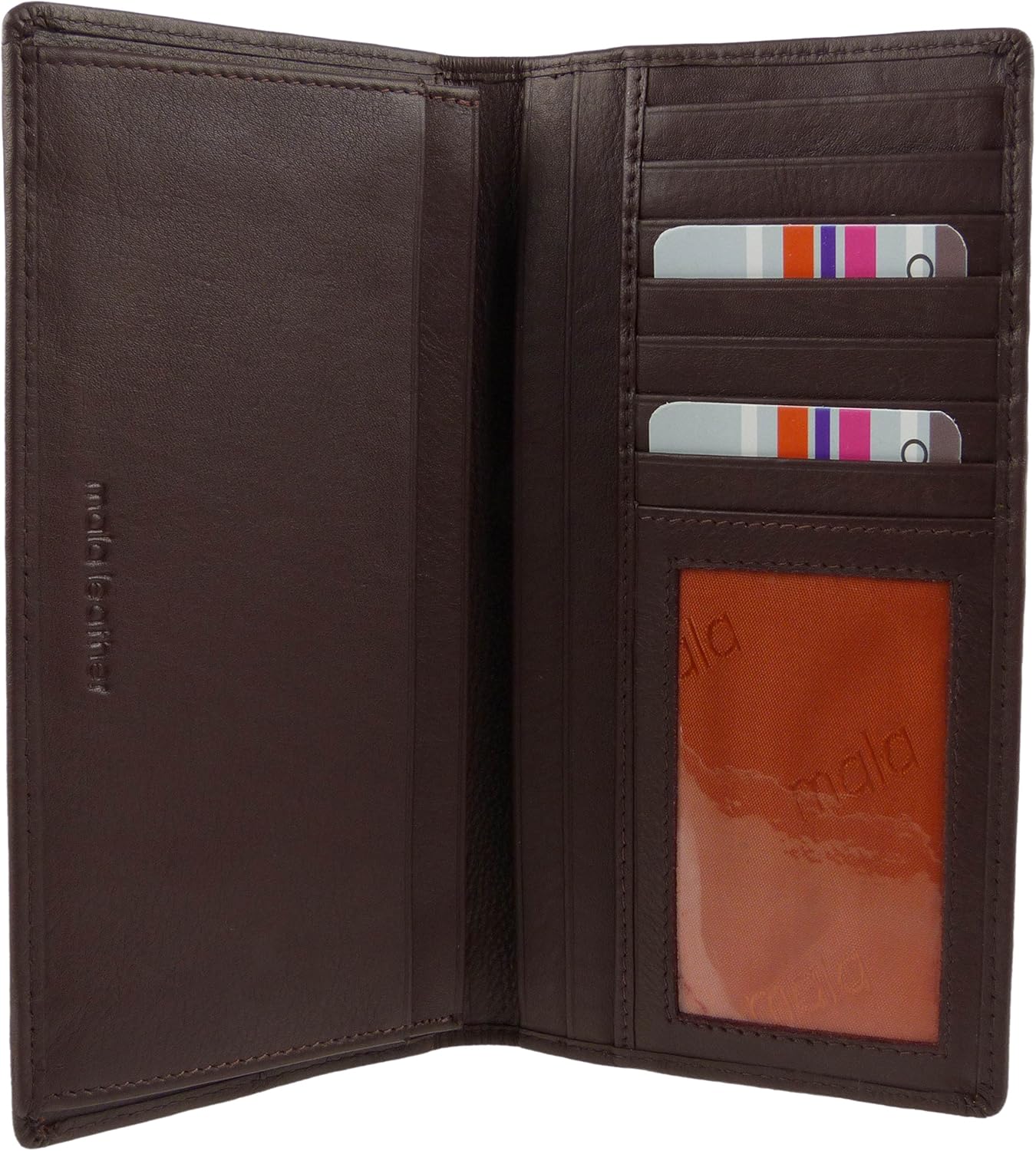 Mala Leather Gentlemen's Tall Wallet RFID 157-5 (Brown), 18.5 x 9.5 x 1 cm - Image 5