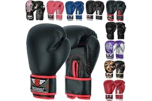 BESMART Be Smart Kids Boxing Gloves 4-12 Years 4oz 6oz Training Gloves for Children Sparring Youth Boxing Gloves Junior Training Mitts Punch PU Leather MMA Muay Thai Kick Boxing
