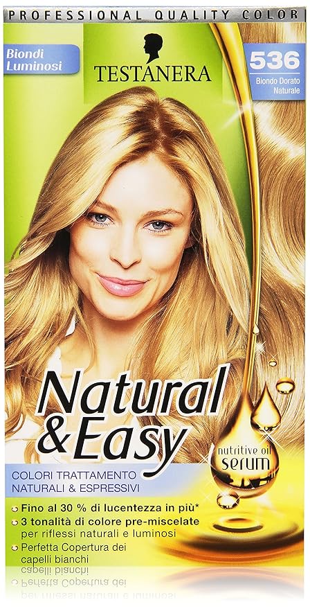Testanera Naturaleasy Tinta Per Capelli Biondo Dorato Naturale 536 135 Ml