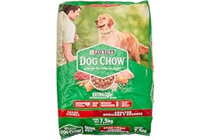 Purina Dog Chow Adulto Raza Medina y Grande Sabor Carne y Pollo 7.5Kg