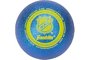 Franklin Sports NHL Street Hockey Balls - Griptac No Bounce Outdoor Street + Roller Hockey Balls - Official Size Adult + Yout