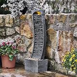 Teamson Home Garden Water Feature LED Lights Pump Slate Effect 98cm view 2