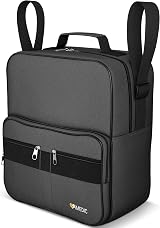 iMedic Deluxe Wheelchair Bag Black Back of Chair Backpack H37 x W33 x D18cm view 7