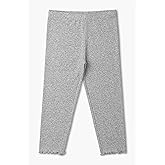 monica + andy Ribbed Leggings, 100% Organic Clothes for Girls, Baby & Girl Leggings, Sizes for Kids, Toddler & Infant