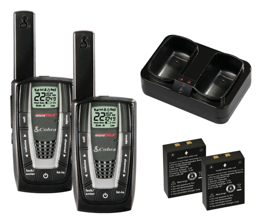Cobra WalkieTalkie microTalk CXR725 27Mile 22Channel Two