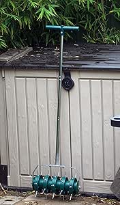 Greenkey 700 Rodillo aireador de césped (30 cm): Amazon.es: Jardín