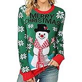 PECHAR Christmas Tree Sweatshirts Women Pine Tree Print Shirts Nature Lover Gift Casual Tee Long Sleeve Xmas Pullover