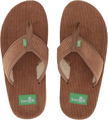 sanuk fuzzy flip flops