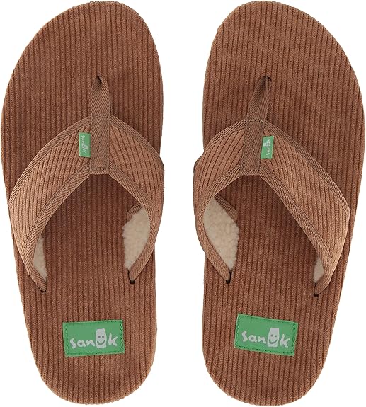 sanuk fuzzy flip flops