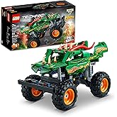 LEGO Technic Monster Jam Dragon Monster Truck Toy for Boys and Girls, 2in1 Racing Pull Back Car Toys for Off Road Stunts, Kids Birthday Gift Idea, Great Activity for Kids, 42149