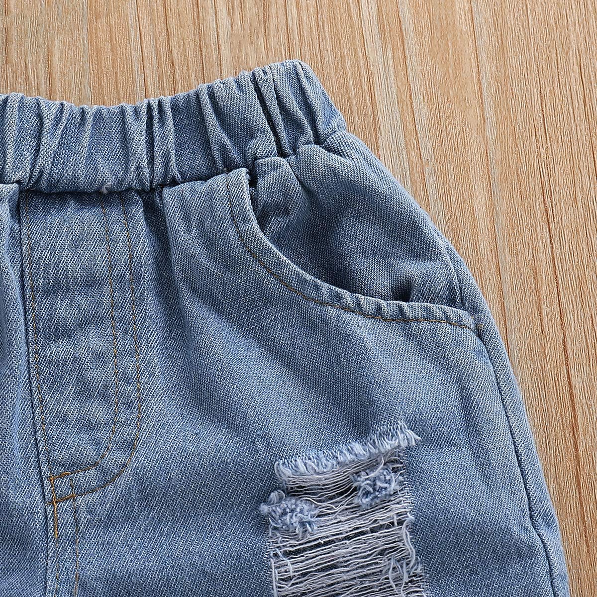 infant jeans with holes