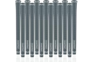 KINGRASP Golf Grips, Standard/Mid Size 5 Colors for Choice, Rubber Golf Club Grips Golf Grips Kit