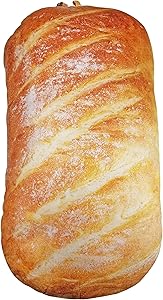 Soft Food Plush Novelty Throw Pillows Funny Junk Food Stuffed Plush Pillow - Housewarming, White Elephant Prank Party Gifts Pillow Collections (French Bread)