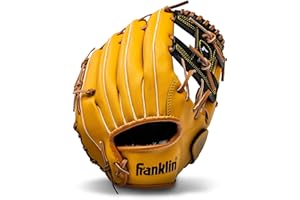 Franklin Sports Field Master Baseball + Softball Glove - Field Master Adult + Youth Baseball + Softball Mitt - Men's + Women's Gloves - Right Hand Throw