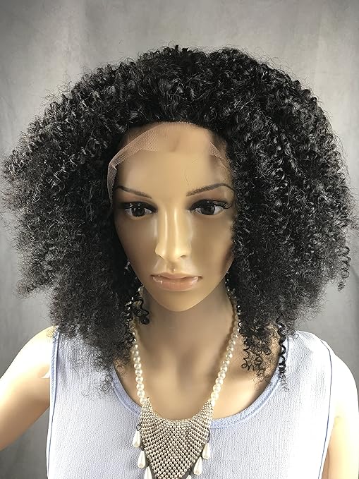 Amazon Com Kinky Curly Natural Black Loose Medium Layered Human