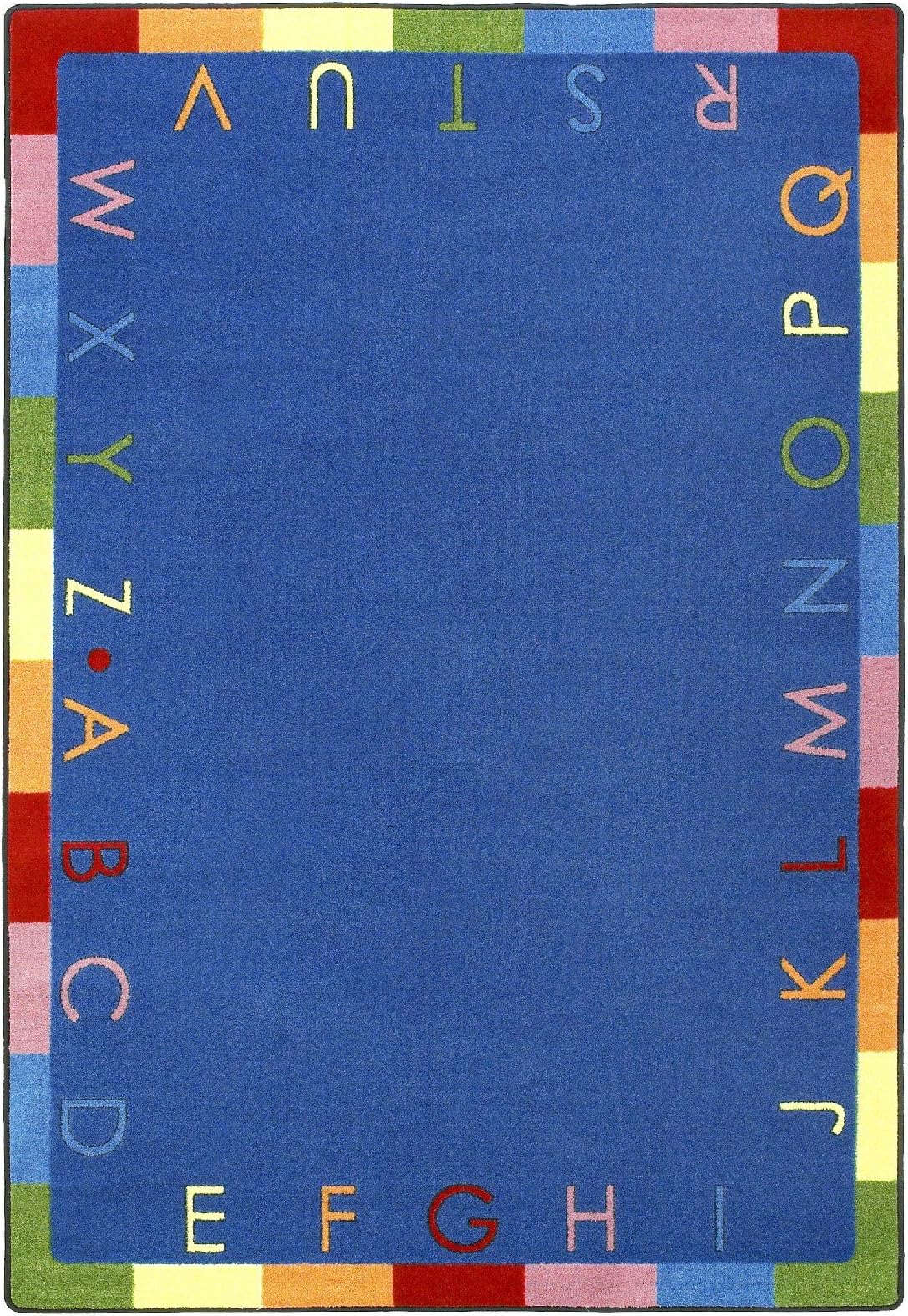 Educational Rainbow Alphabet Kids Rug Rug Size: 7'8" x 10'9"