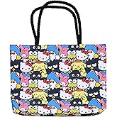 Hello Kitty and Friends Tote My Melody Keroppi Chococat Tuxedo Sam Print Bag