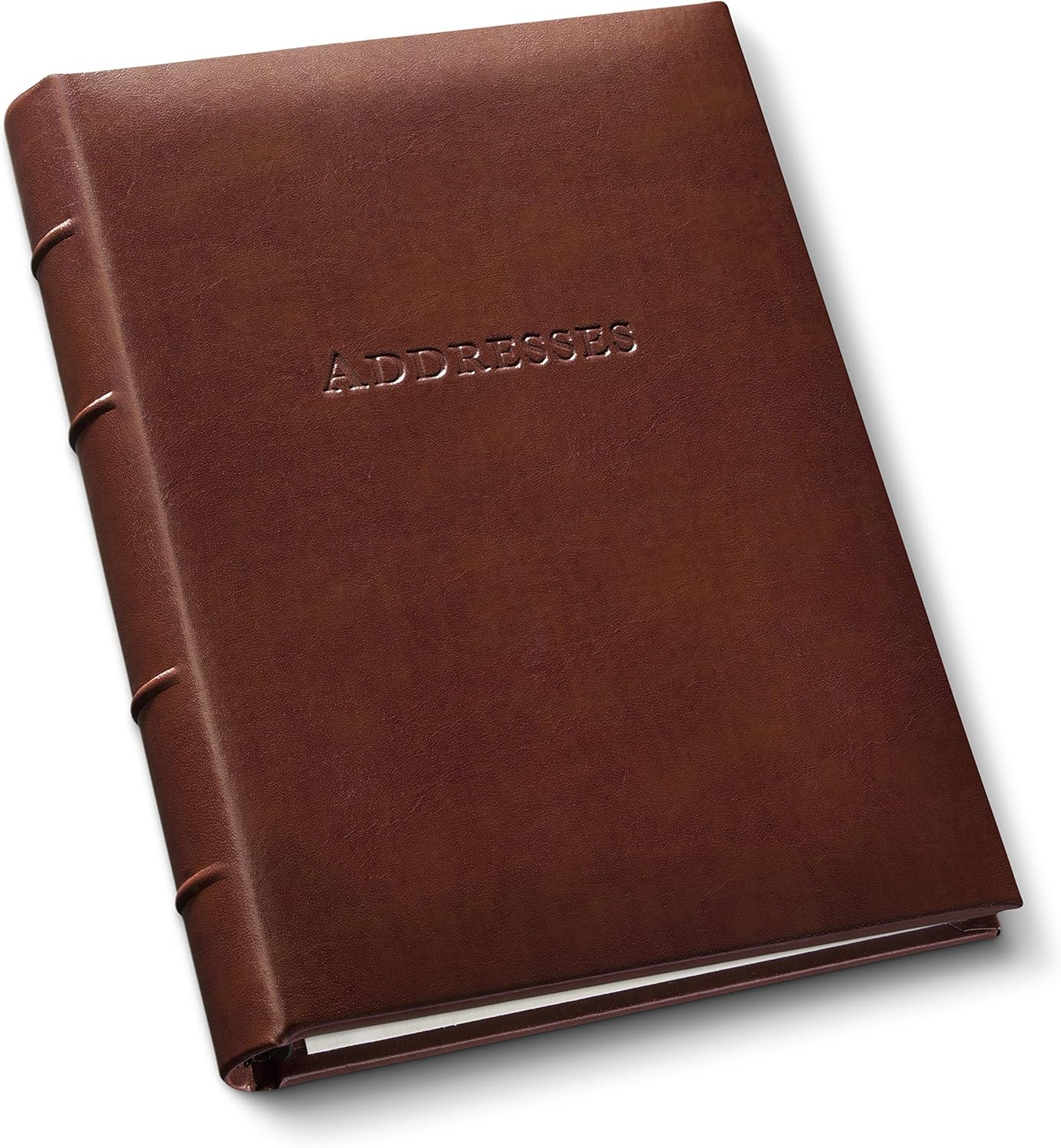 Gallery Leather Desk Address Book Acadia Tan 9"x7" Amazon.co.uk