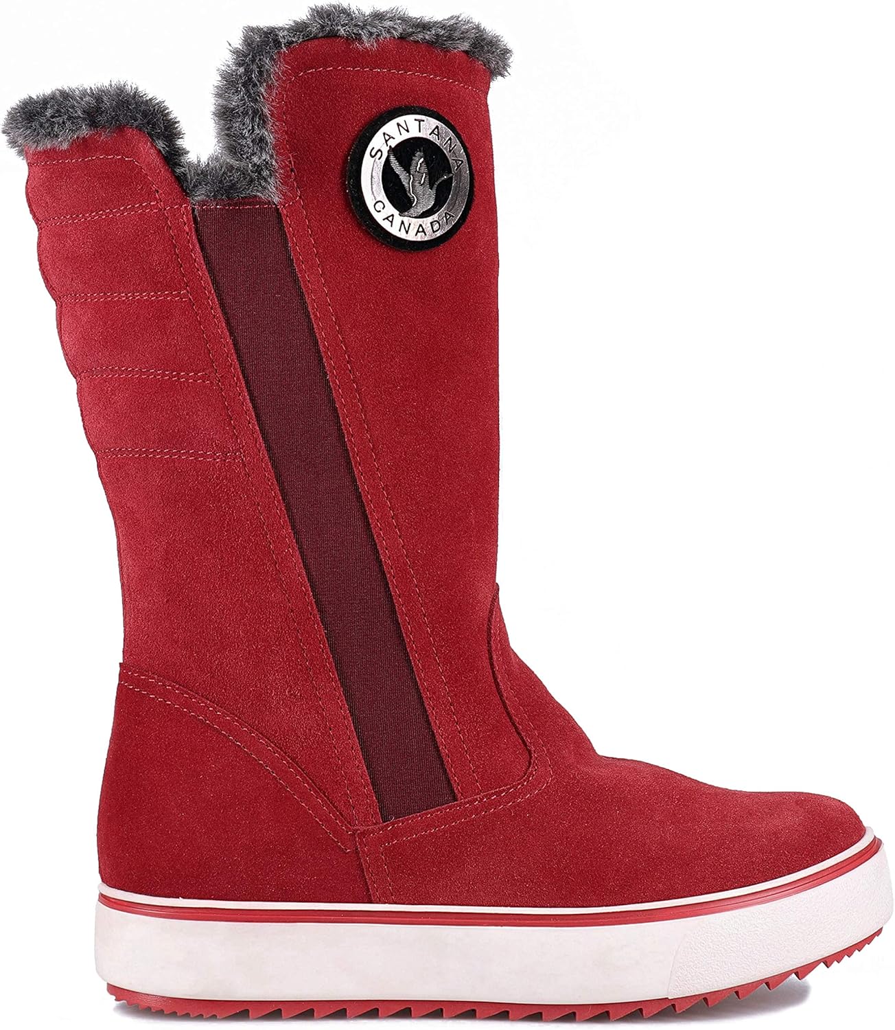 Santana Canada Maximo Womens Boots Red Size 3.5 UK Amazon.co.uk