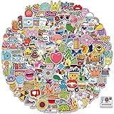LIFEBE 200PCS Mini Stickers Pack, Small Stickers for Phone Case, Waterproof and Reusable Vinyl Sticker for Water Bottle Skate