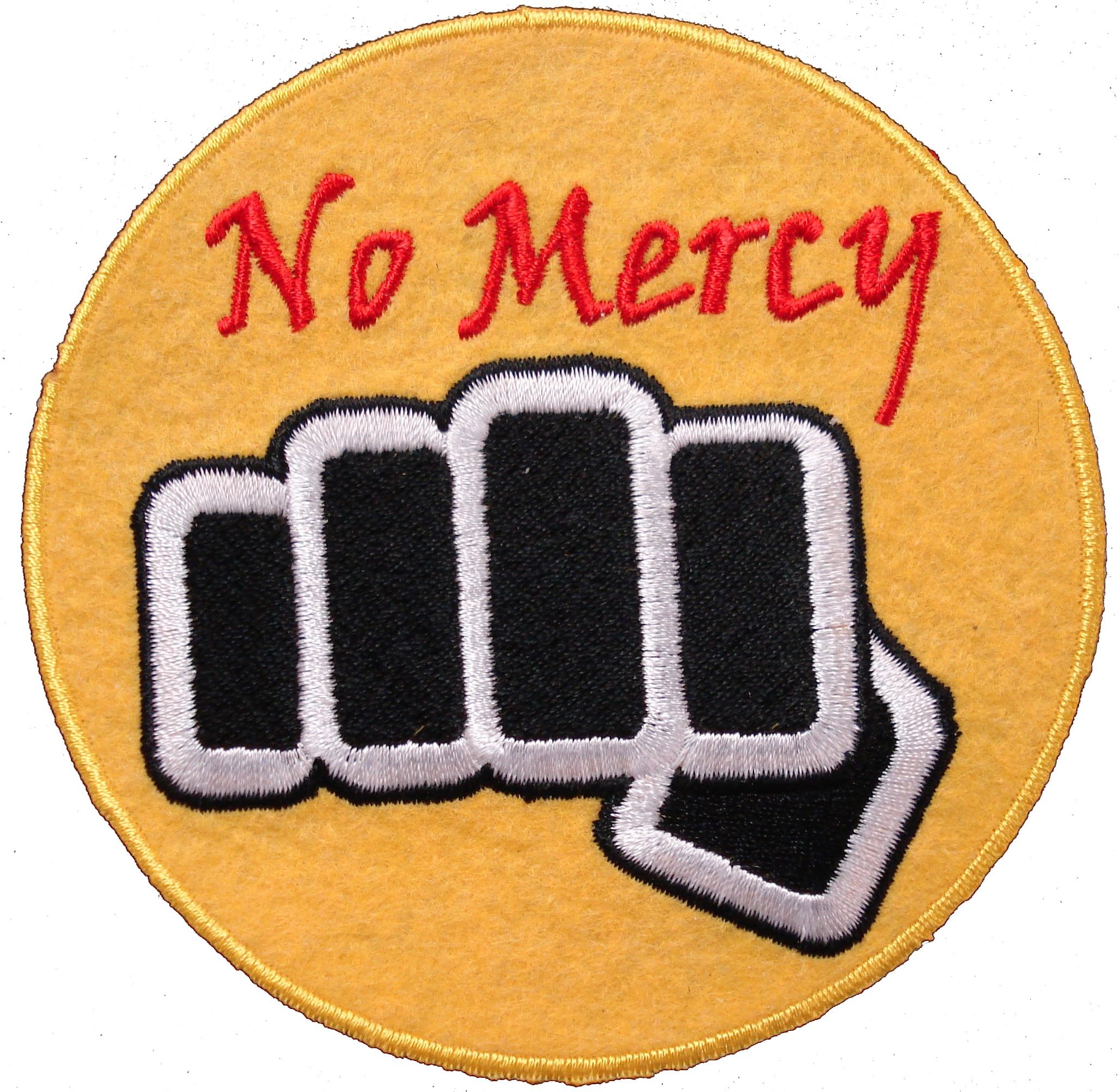 Valley Martial Arts Supply NO Mercy 4" Round Cobra Kai Chest Patch