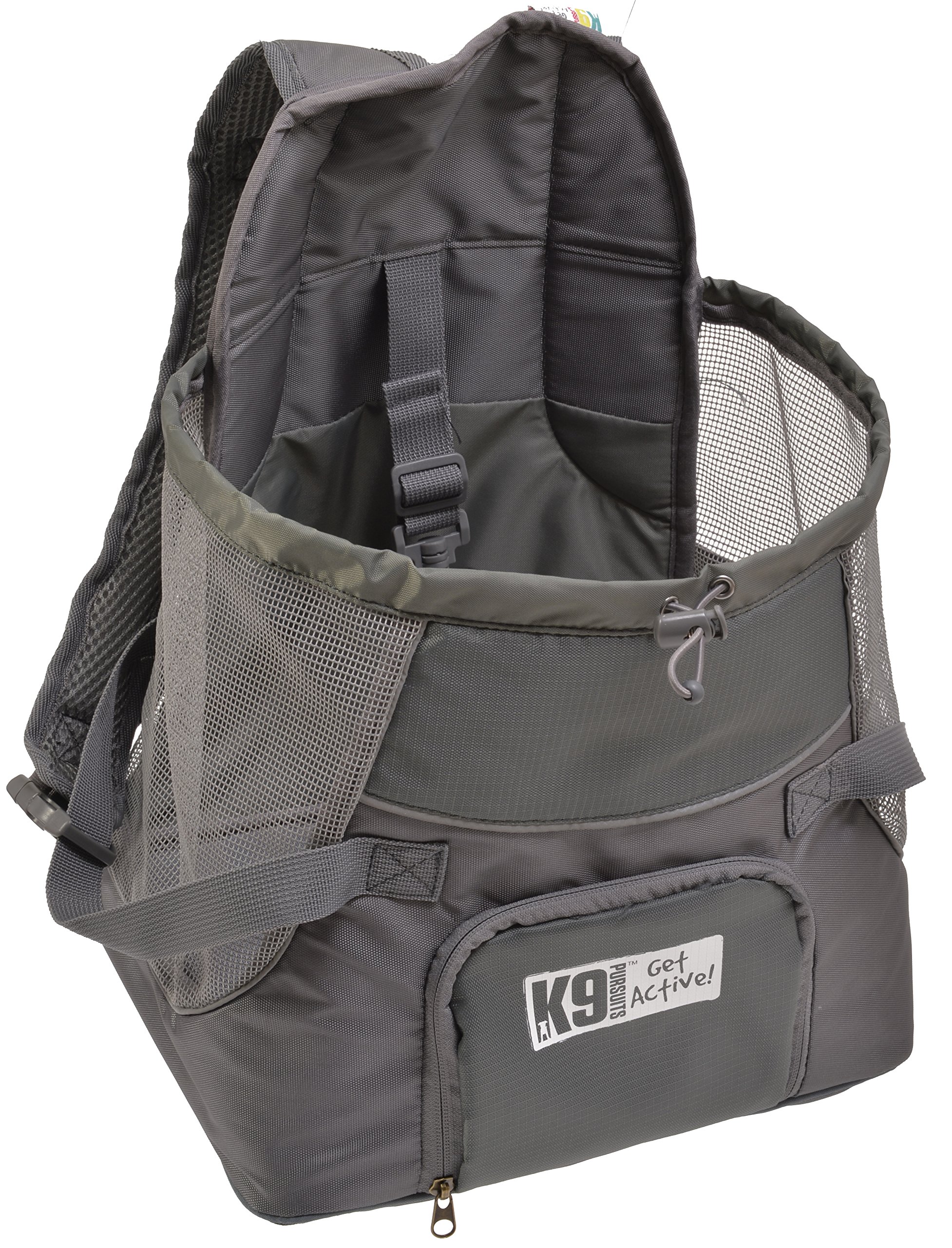 K9 Pursuits Pup-Pocket Front Mounted Dog Carrier, Small(Packaging May Vary)