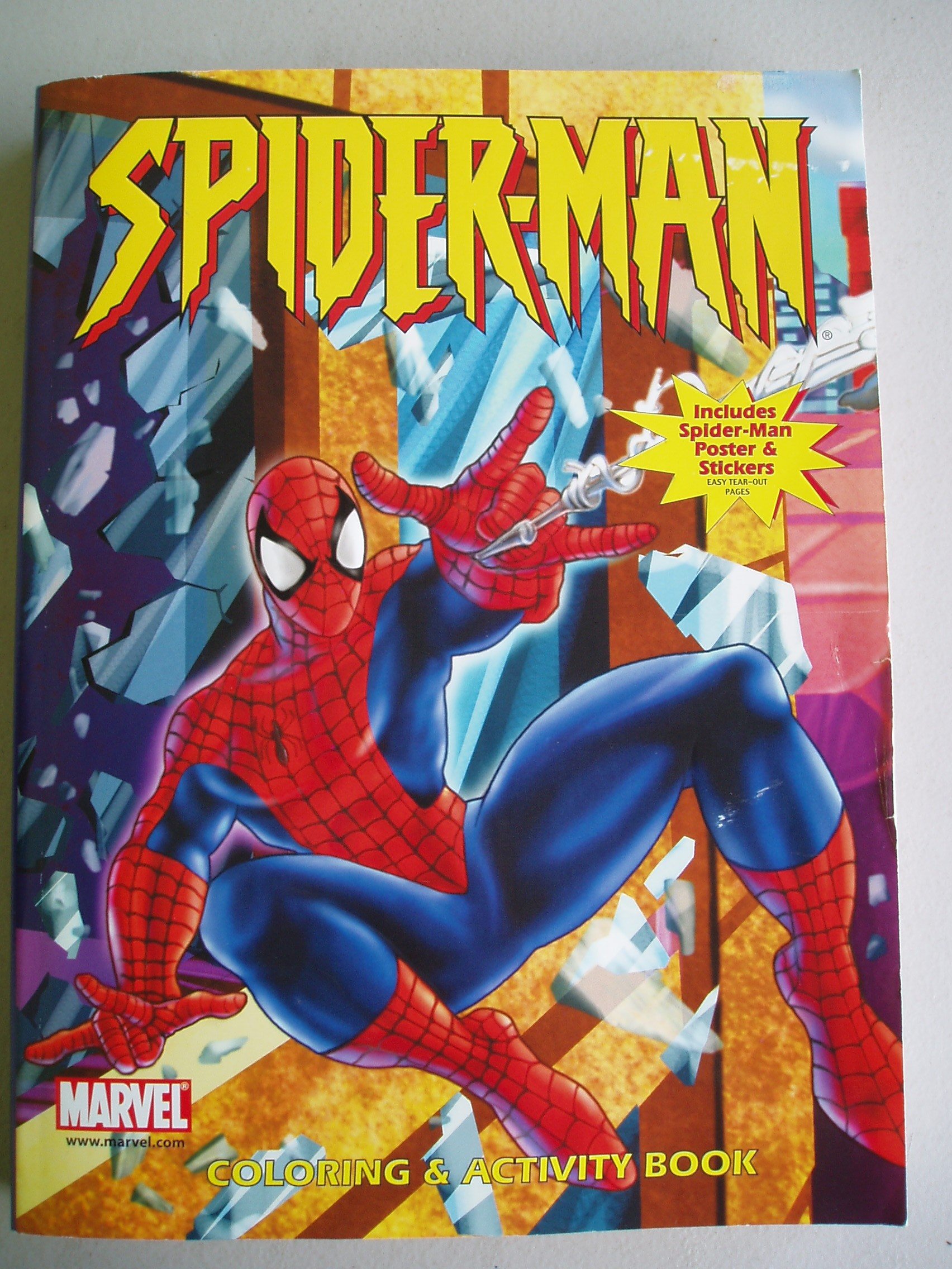 Spider Man Coloring Activity Book Includes Spider Man Poster Stickers Ronald Donald Williams Amazon Com Books