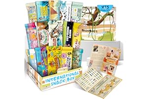 BUBSOOBOO'S WILD SNACKS Midi Snack Box | Extraordinary Present for Special Moments | Multipack Hamper Gift of Sweet Candy | American Alike Old Fashioned Retro Turkish Treats | Mystical Forest Themed Box | 11 Full-Size Snacks