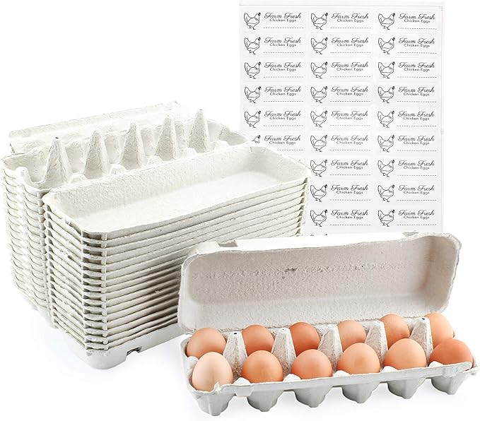 Poultry 18 Count Empty Styrofoam Egg Cartons Holds 360 Eggs Egg Cartons