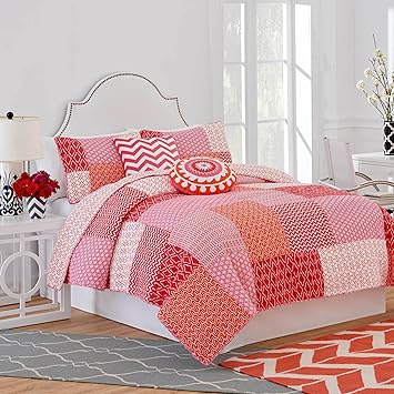 Jill Rosenwald Multi Patch Reversible Twin Quilt -