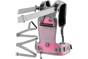 Kapstrom Ski & Snowboard Training Harness for Kids - 2 Guiding Straps to Steer & Control Speed - Ski Trainer Backpack