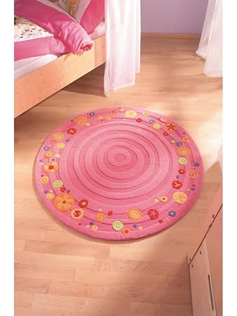 Amazon De Haba Teppiche Kinderzimmer Kinderteppich Rosalina Rosa