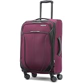 American Tourister 4 KIX 2.0 Expandable Softside Luggage with Spinner Wheels, 20 SPINNER, PURPLE ORCHID
