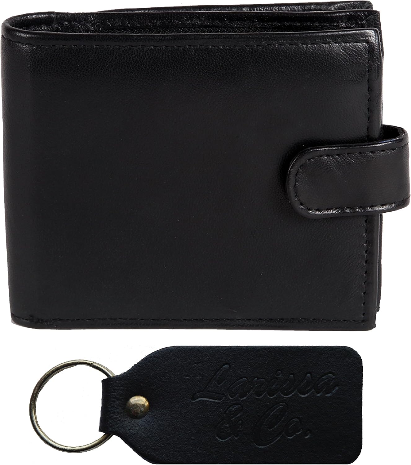 Scan Proof RFID Leather Wallet For Men With Secure Zip Around Section
