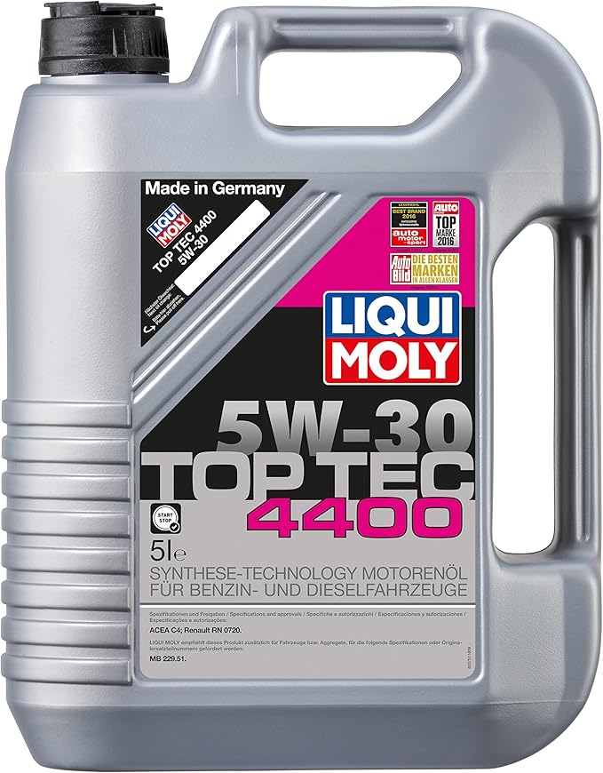 Liqui Moly 3751 Top Tec 4400 5W30 Aceite antifricción con tecnología